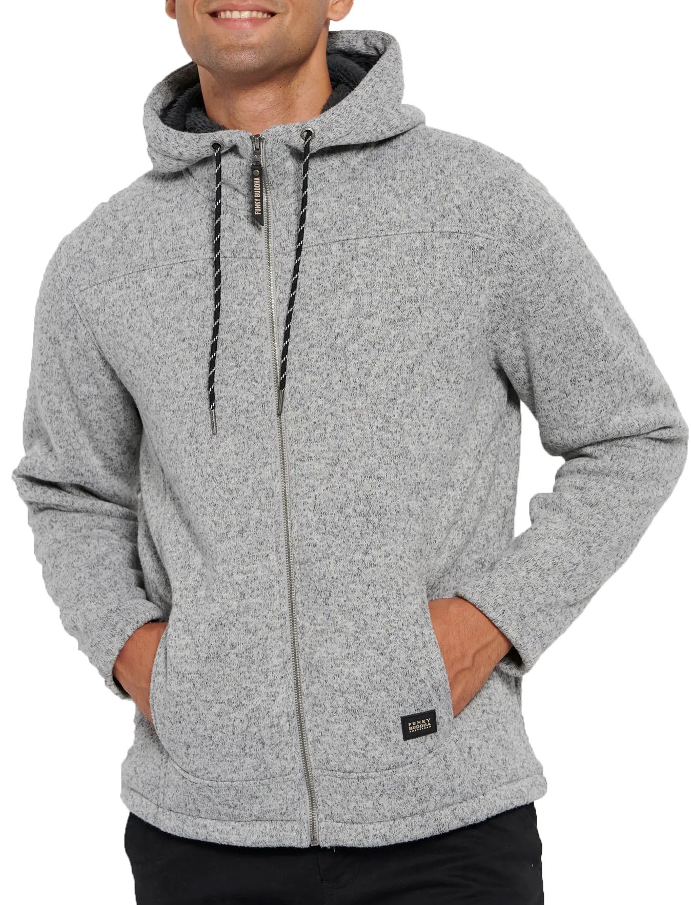 Funky Buddha cardigan sherpa lining