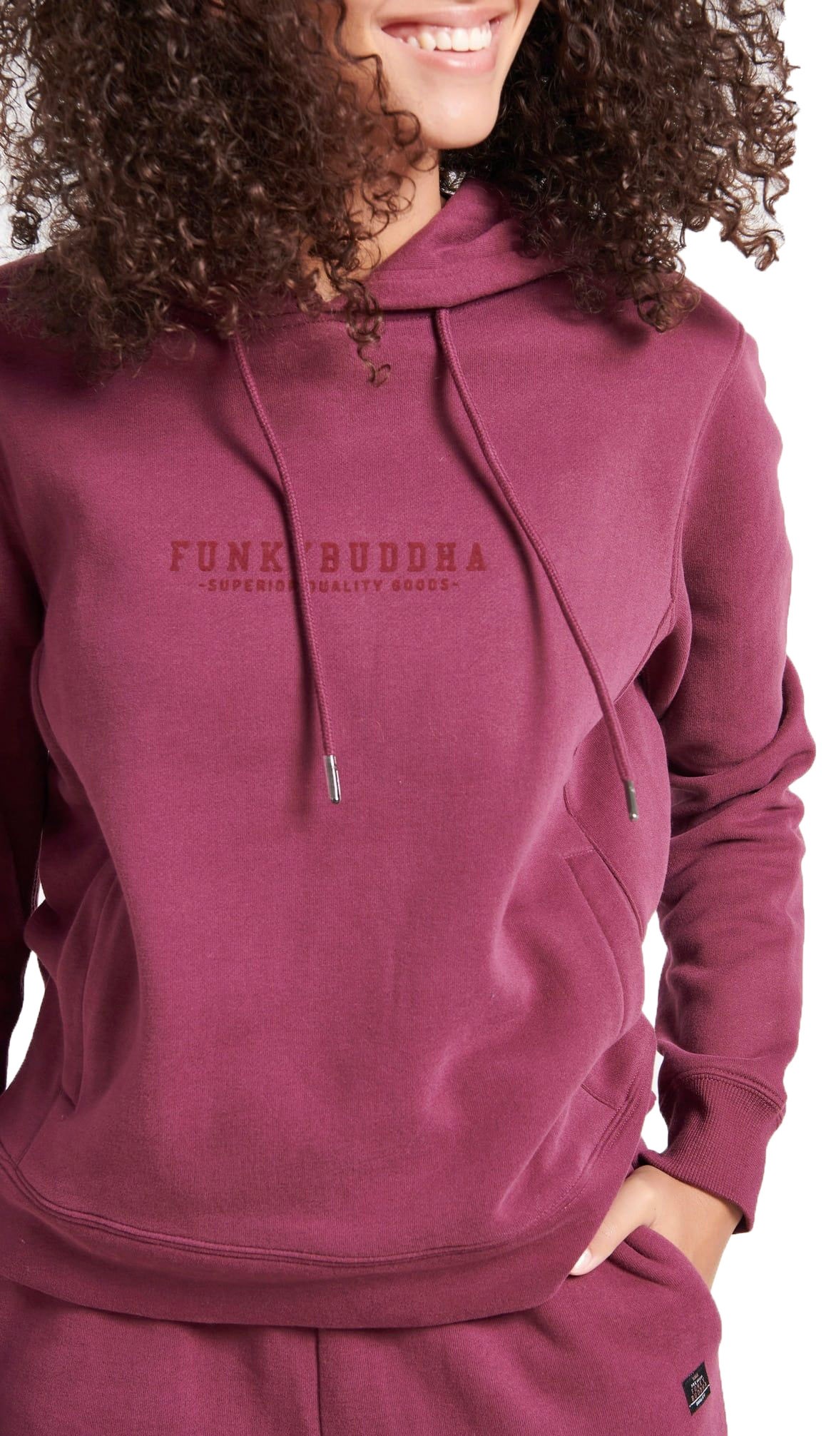 Funky Buddha hood-print