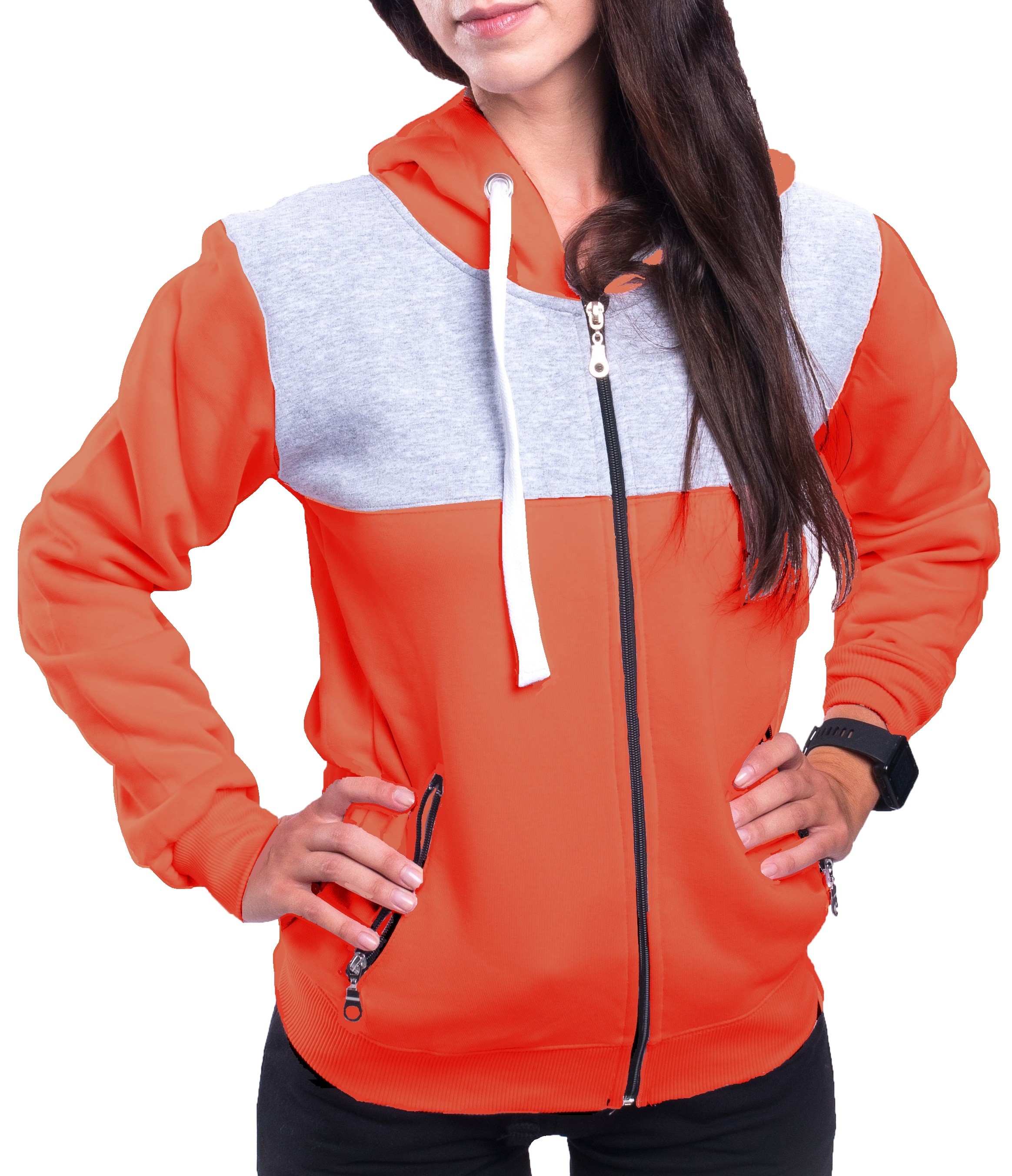 SS athletic cardigan-hood