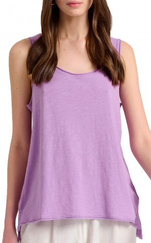 Funky Buddha crew neck-raw hem
