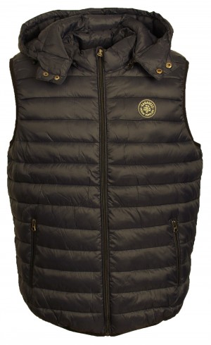 Garage sleeveless puffer