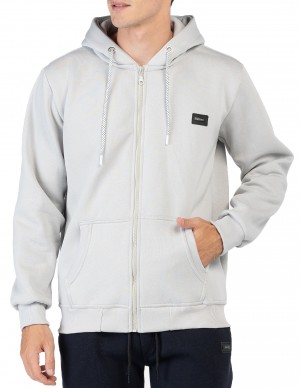 SS athletic cardigan hood